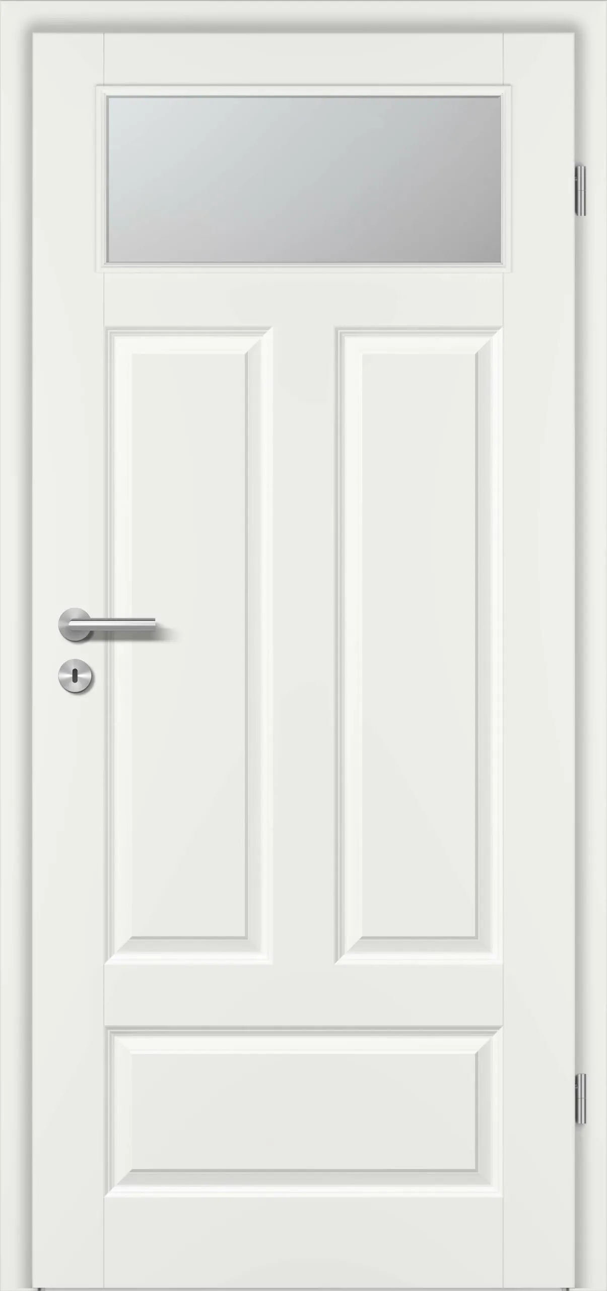 GARANT COMO CKL1 Weißlack 9016 Weiße Innentür Modell PARMA mit klassischer Kassettenoptik